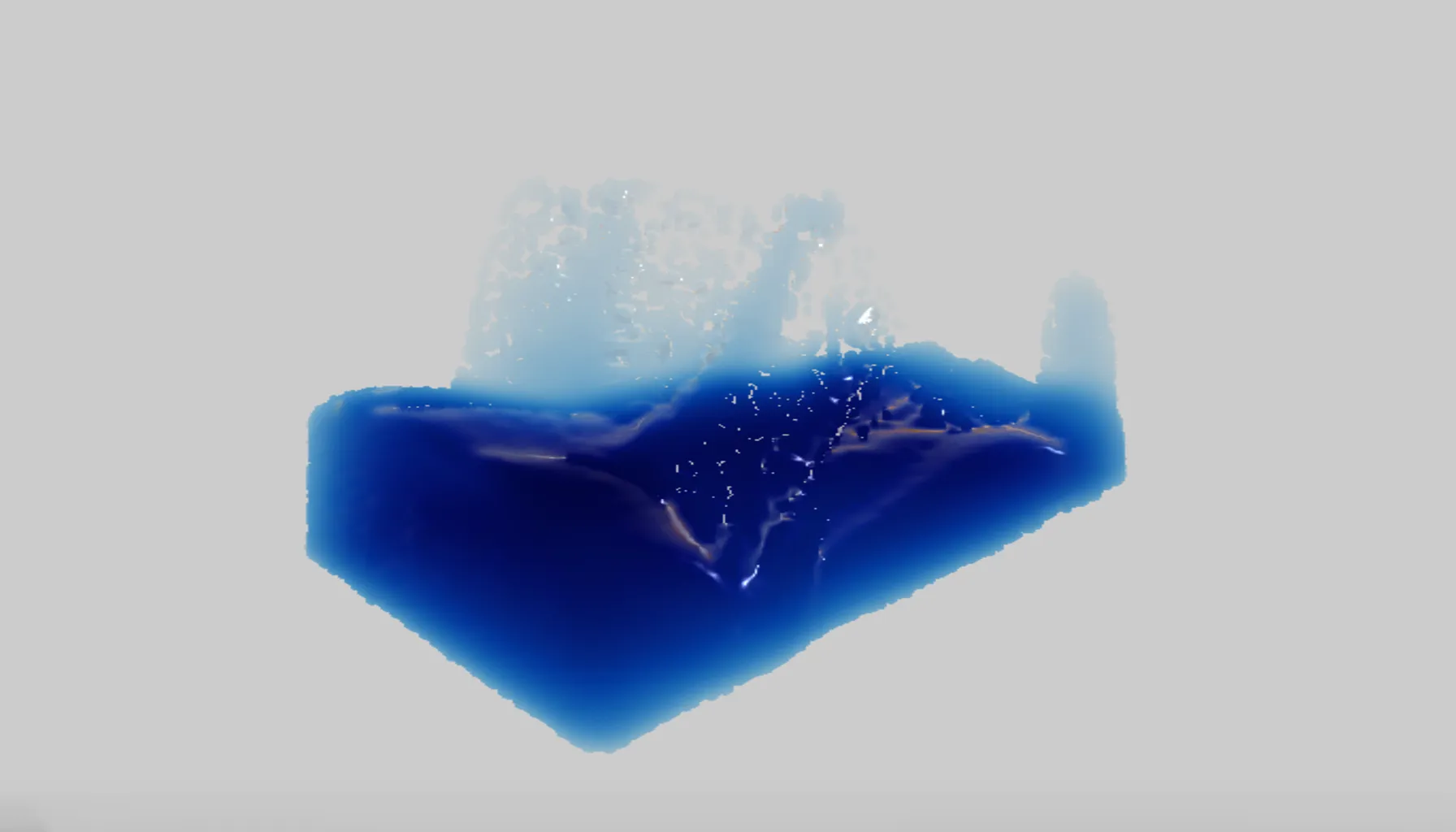 MLS-MPM fluid simulation with a jello-like effect